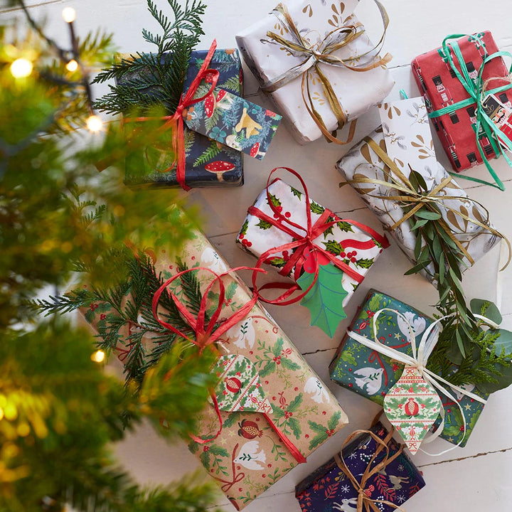 Forest Green Christmas Gift Tags 8 Pack