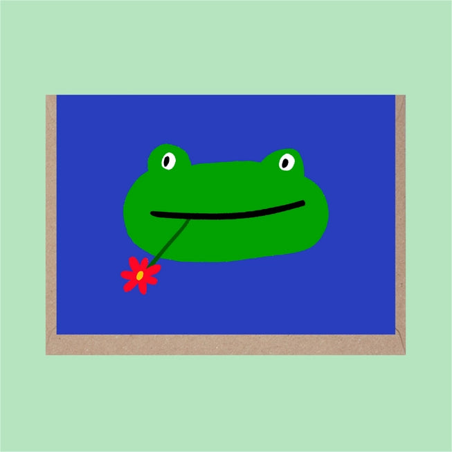 Frog Face Mini Card