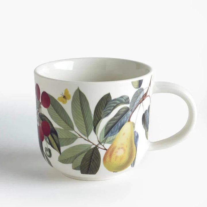 Fruit & Floral White Mug