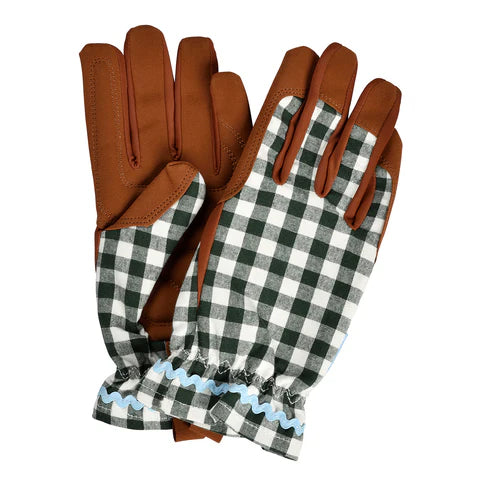 Heritage Green Check Garden Glove