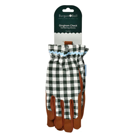 Heritage Green Check Garden Glove