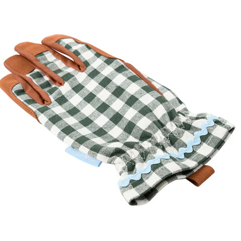 Heritage Green Check Garden Glove