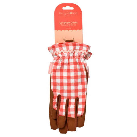 Rose Check Garden Gloves