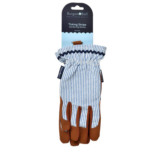 Blue Stripe Garden Gloves