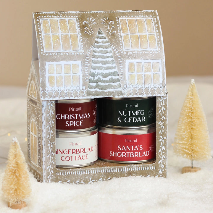 Gingerbread Cottage Candle Gift Set