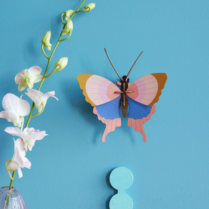 Gold Rim Butterfly 3D Model Kit