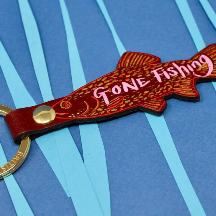 Gone Fishing Key Fob