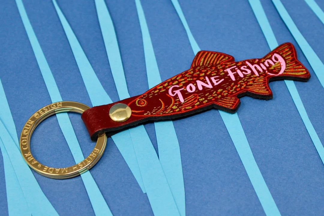 Gone Fishing Key Fob