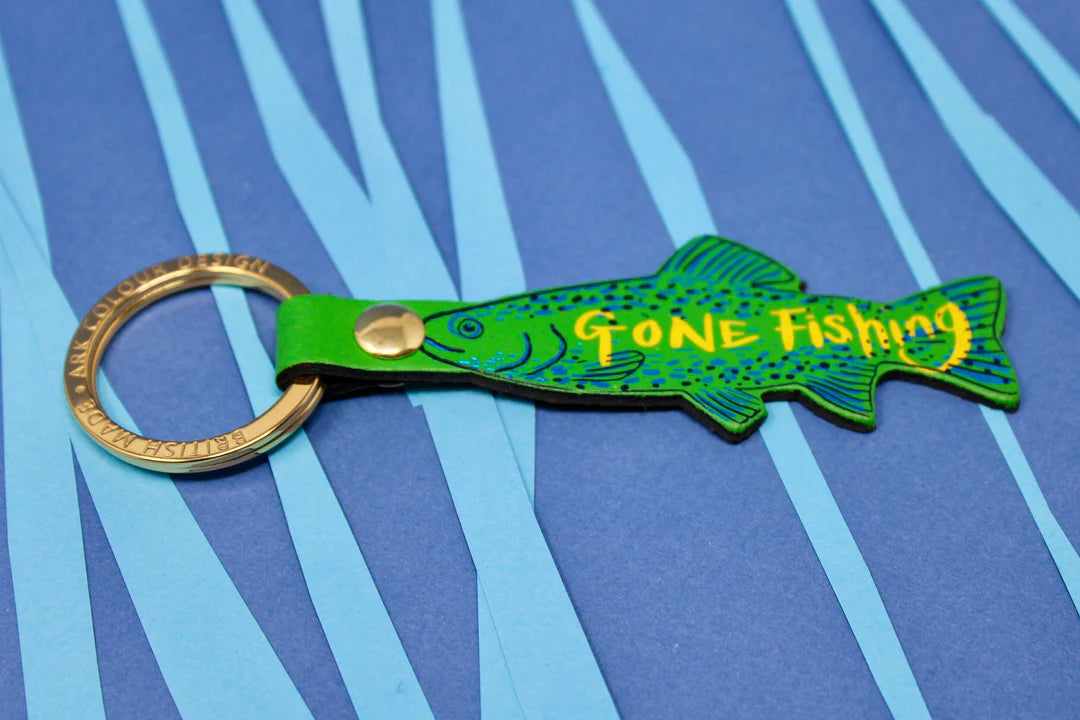 Gone Fishing Key Fob