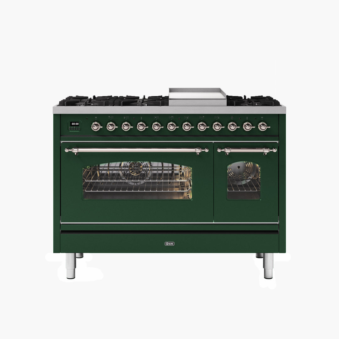 ILVE Milano 120cm - Double Oven -  6 Gas Burners & Frytop