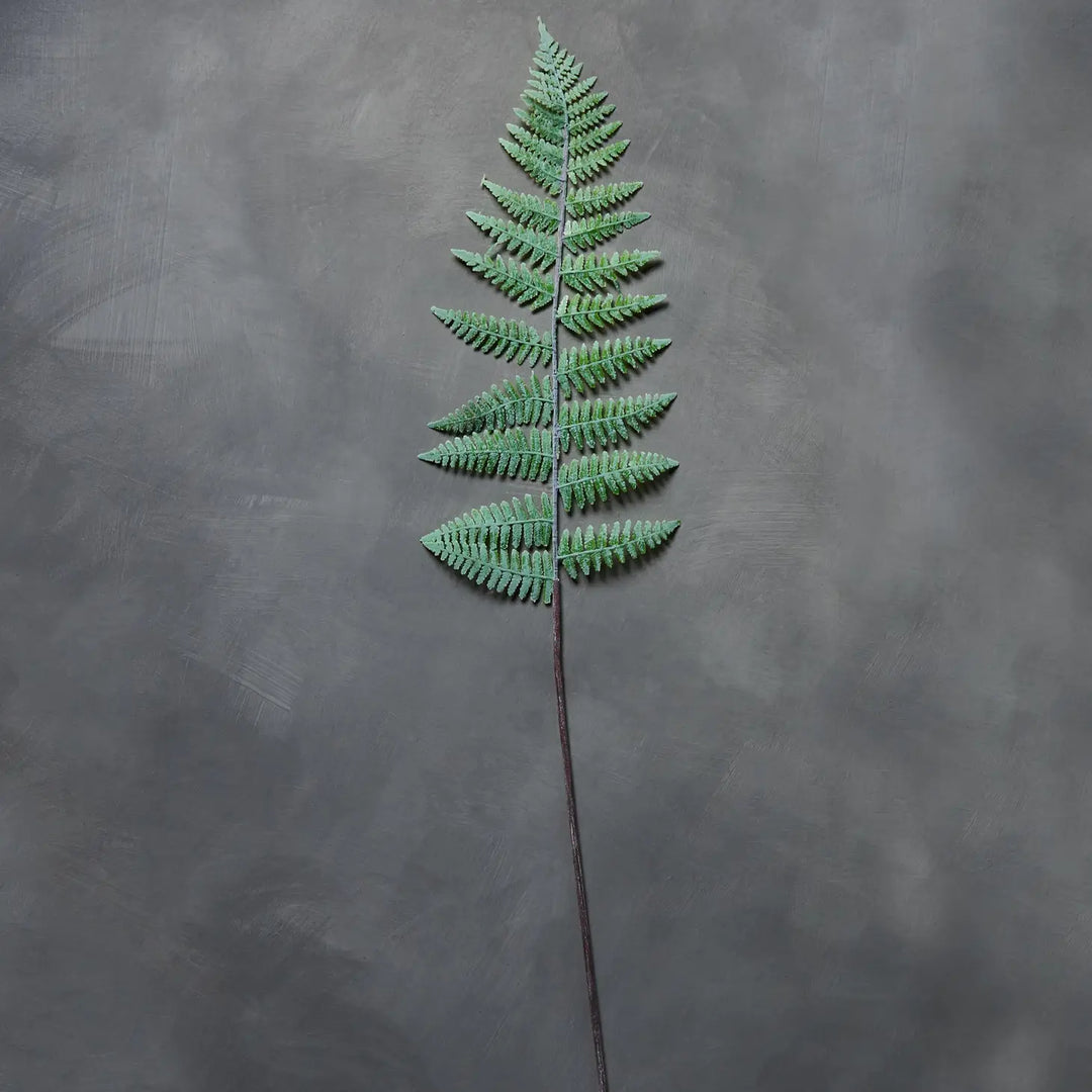 Faux Green Fern Stem