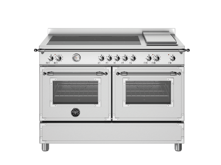 Bertazzoni Heritage Series - 120 cm Induction top + Griddle, Electric Double Oven