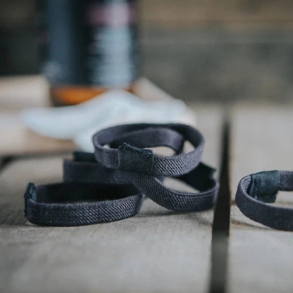Black Plastic Free Hair Ties