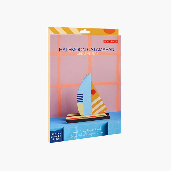 Halfmoon Catamaran 3D Model Kit