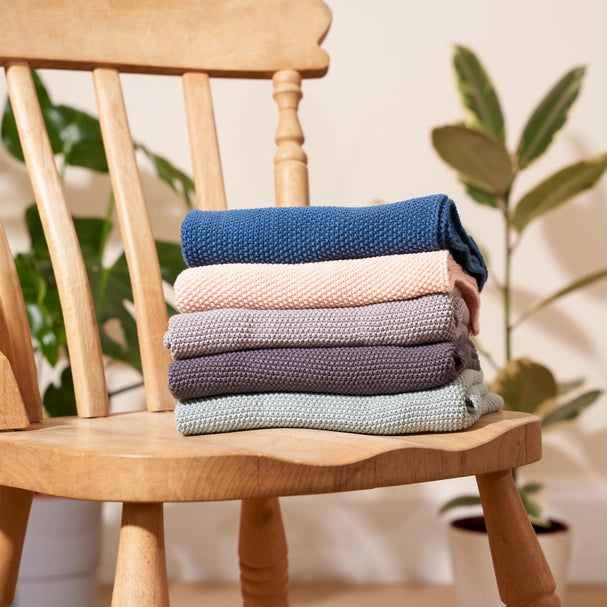 Organic Cotton Knitted Dish/Hand Towel