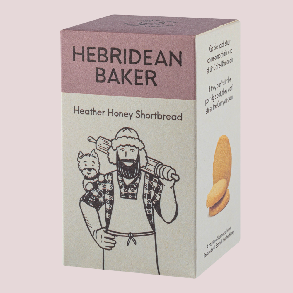 Hebridean Bakery Heather Honey Shortbread