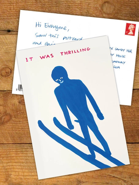 It was Thrilling Ski Postcard