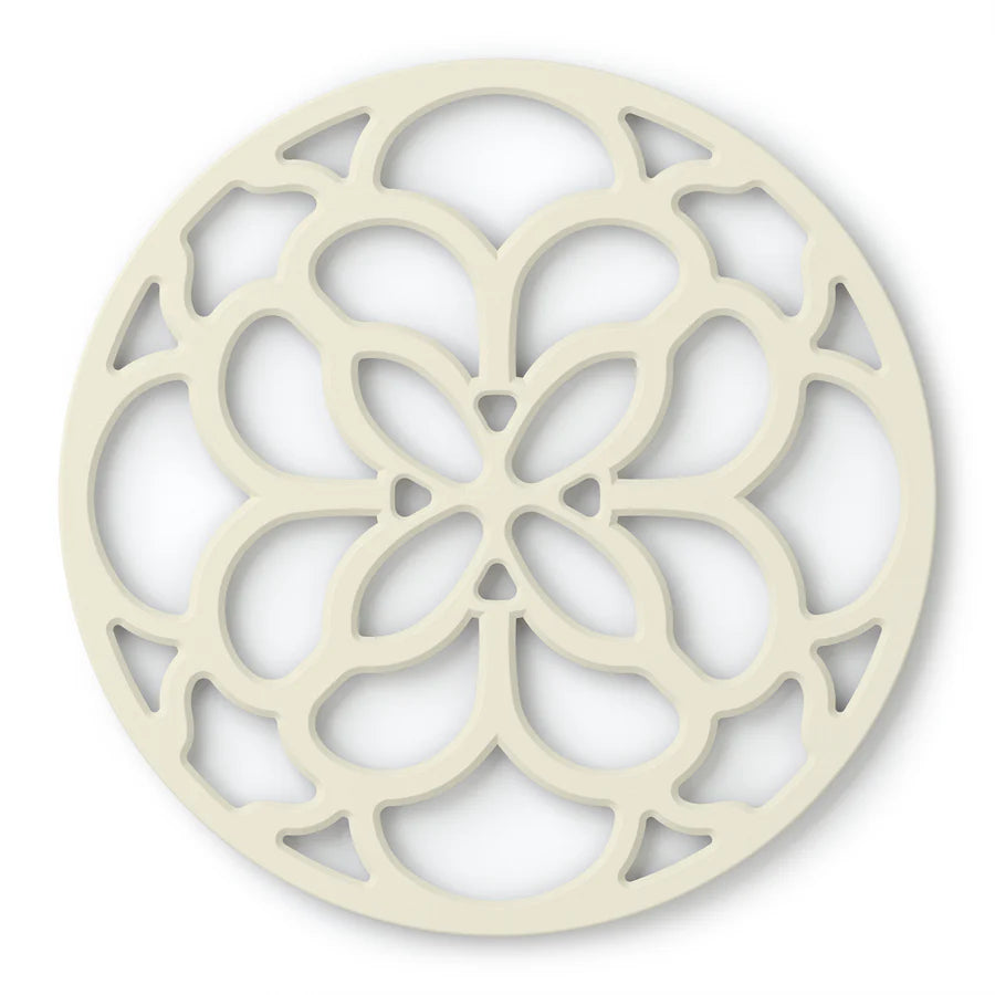 Silicone Heritage Circular Silicone Trivet - Blues