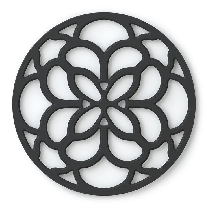 Silicone Heritage Circular Silicone Trivet - Blues