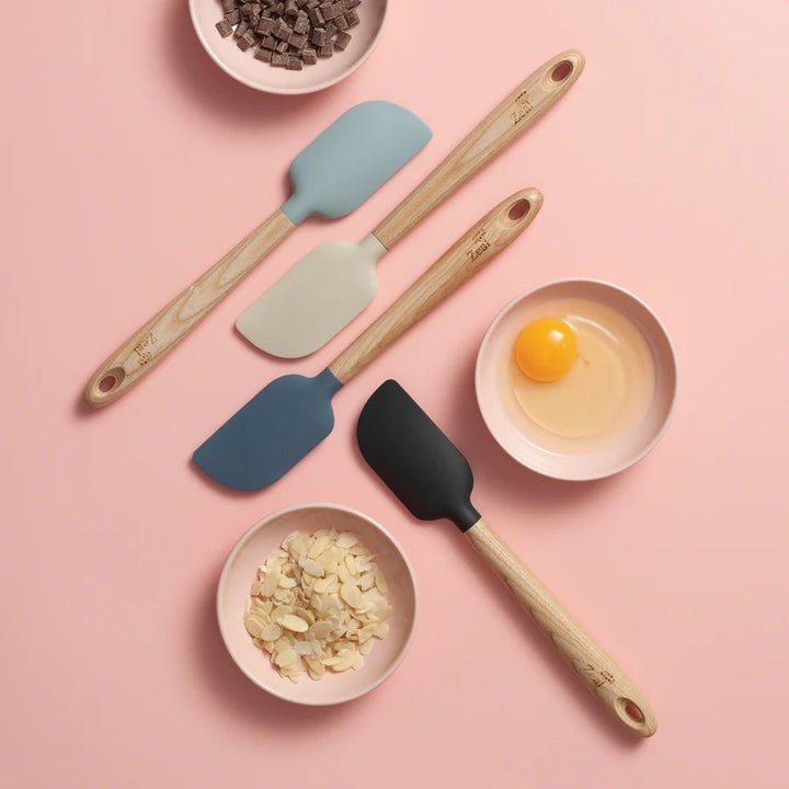 Silicone Ash Wood Spatula