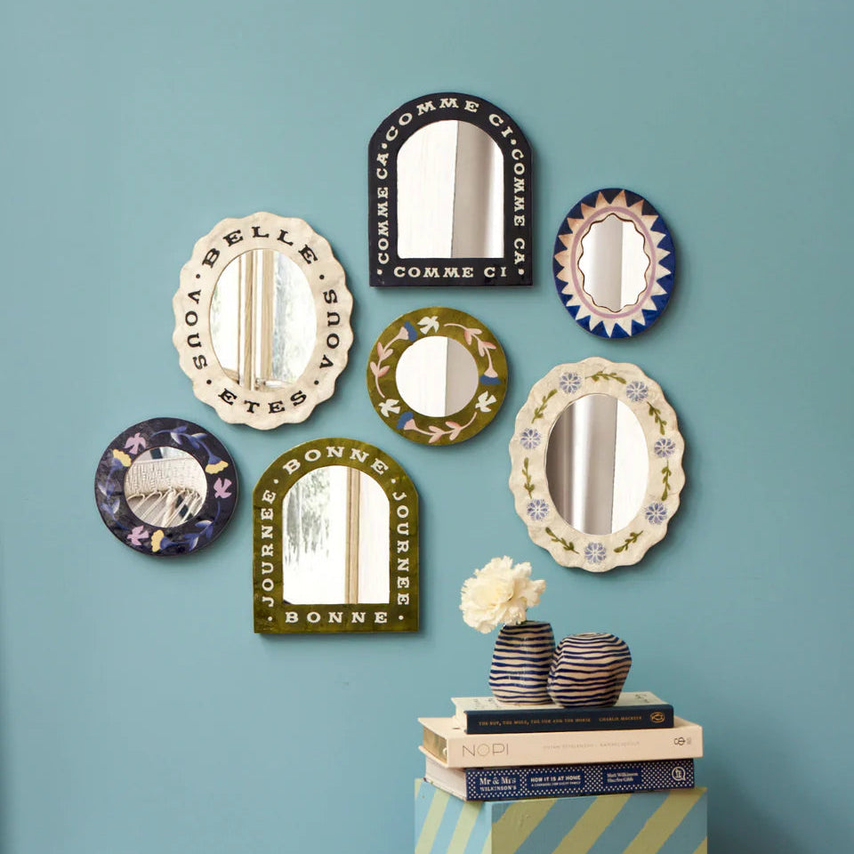 You Are Beautiful - Shell Wall Mirror