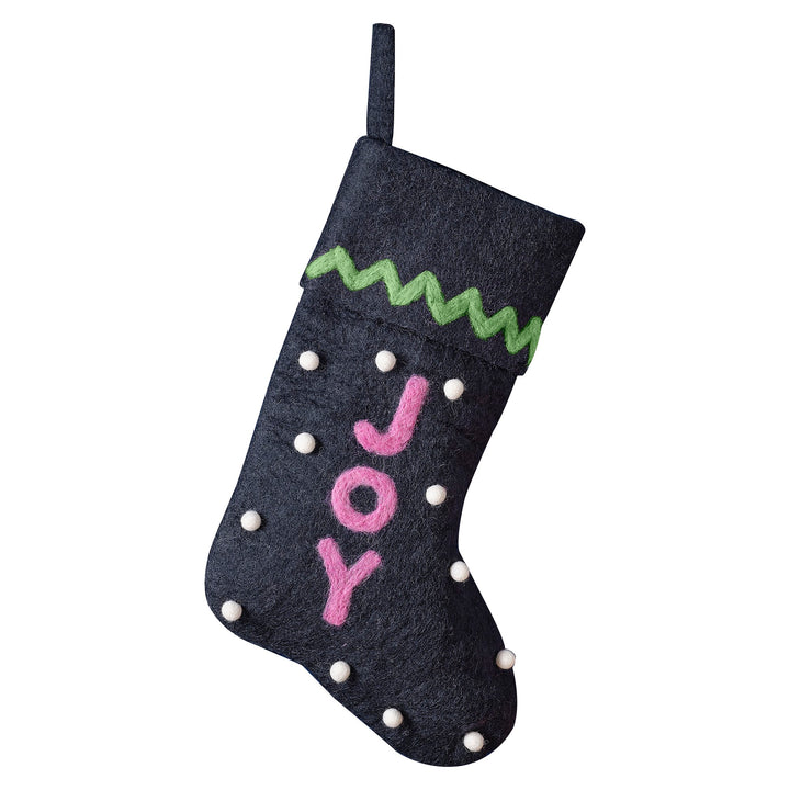 Joy Felt Christmas Stocking