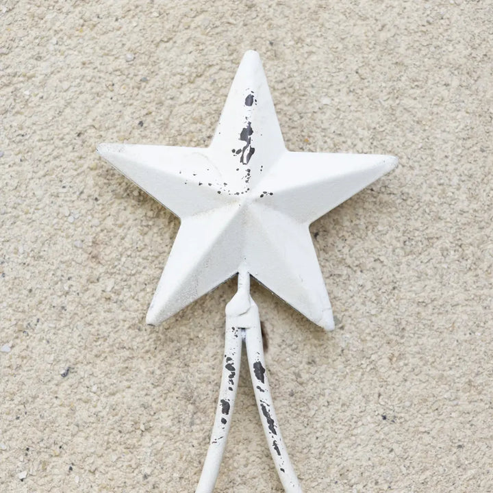 Festive Candle Holder in Antique White