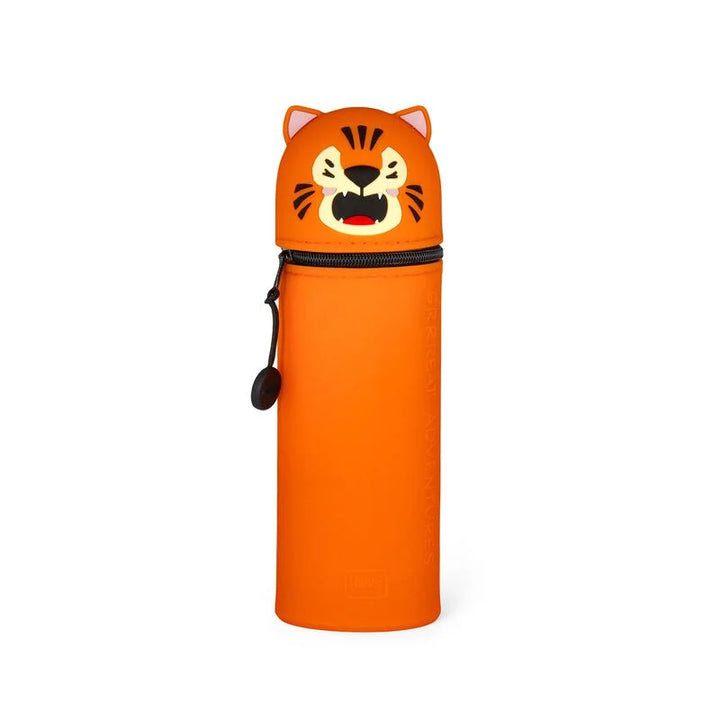 Tiger Silicone Kawaii 2-in-1 Pencil Case