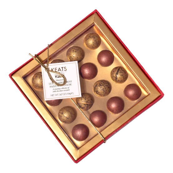 Keats Hazelnut Caramel Ganache Truffles