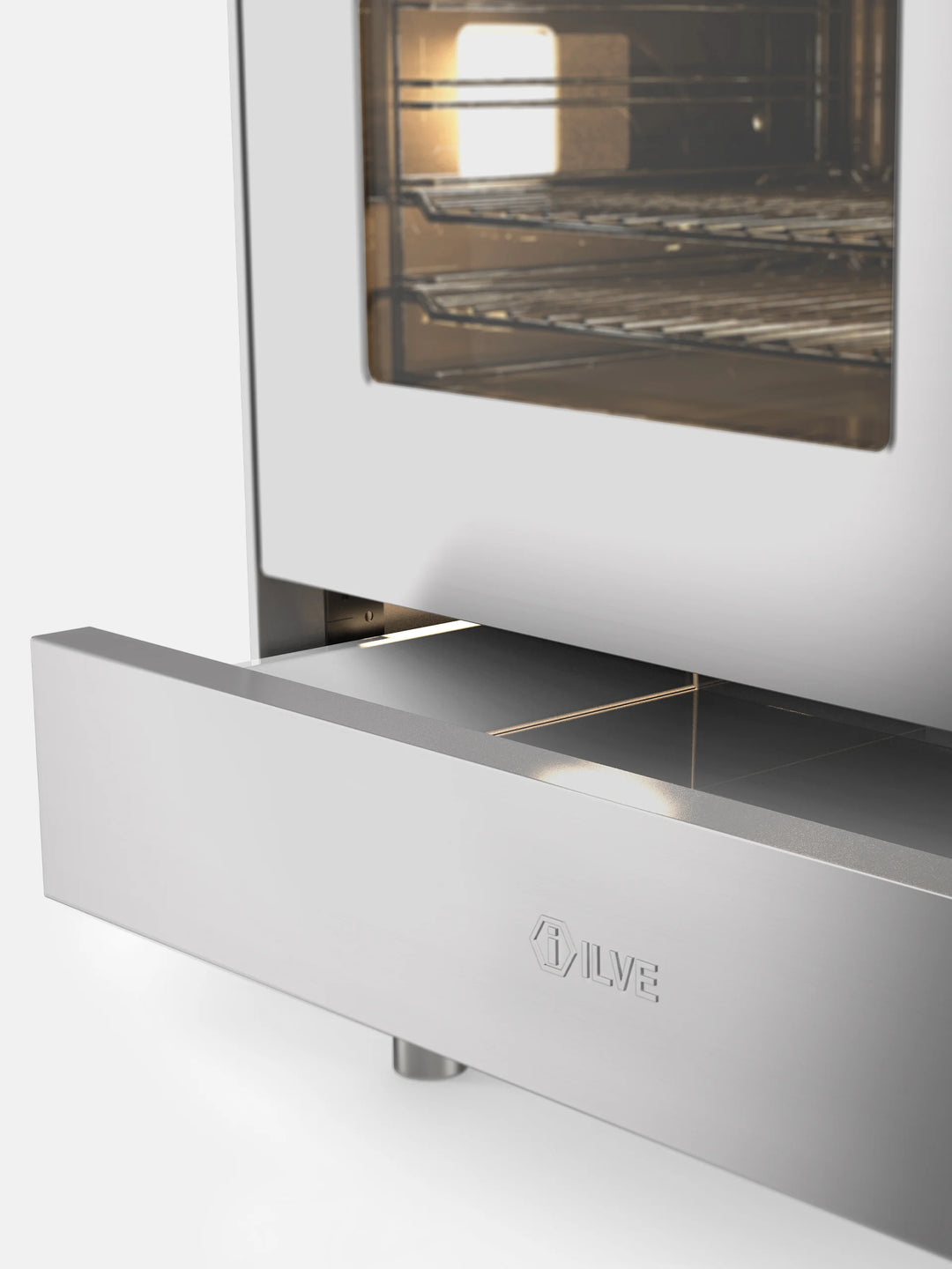 ILVE Pro Line 90cm Gas Hob Double Oven Range Cooker LD096WSCM3