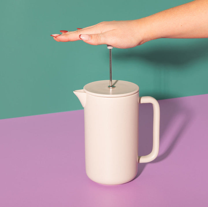 La Cafetière Arezzo 8 Cup Cafetière in Latte