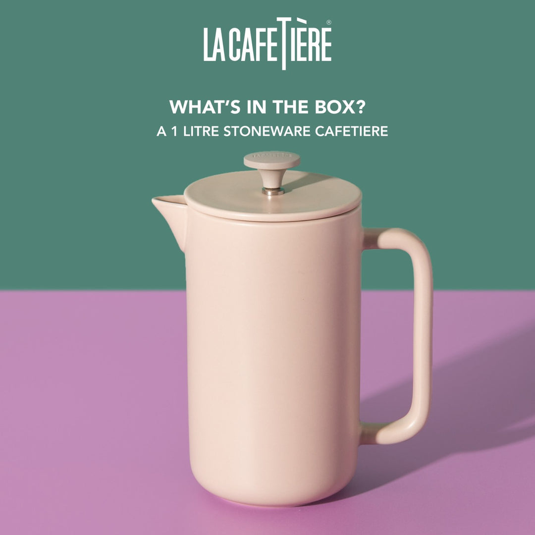 La Cafetière Arezzo 8 Cup Cafetière in Latte