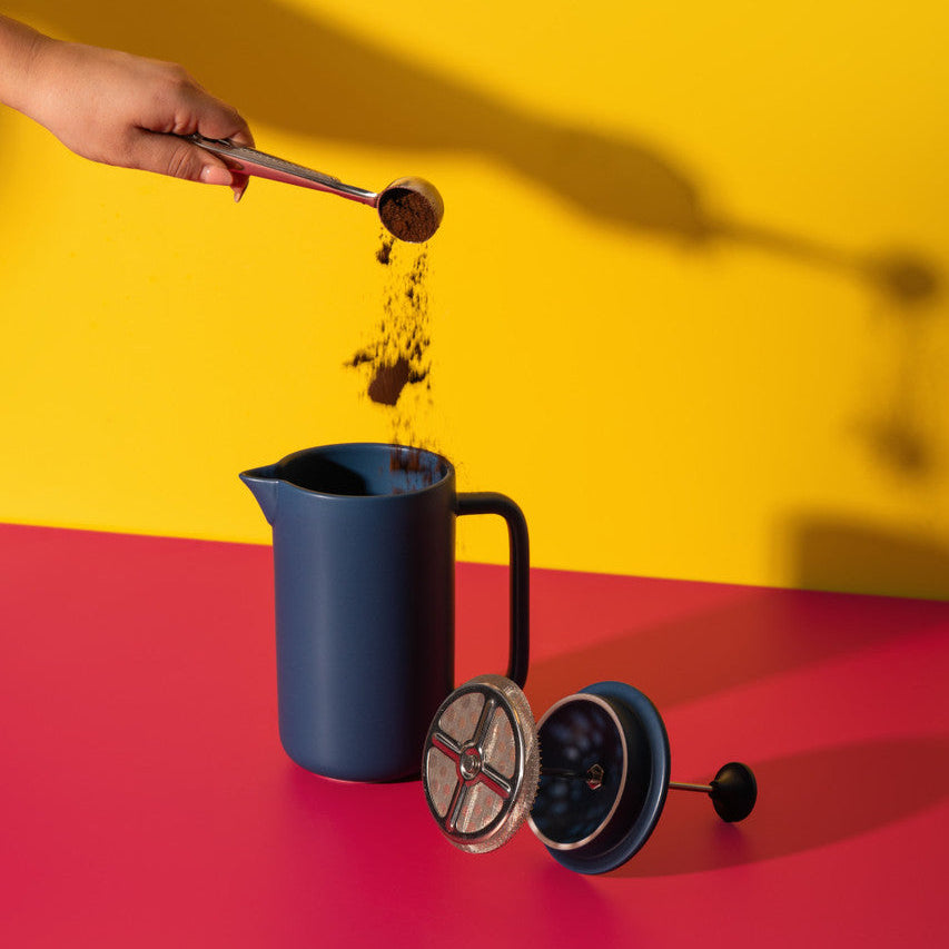 La Cafetière Arezzo 8 Cup Cafetière in Navy