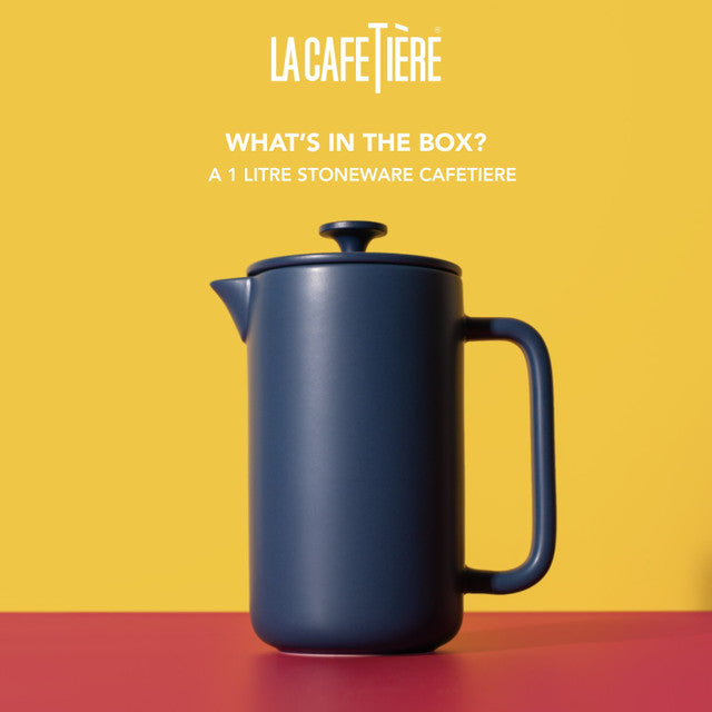 La Cafetière Arezzo 8 Cup Cafetière in Navy