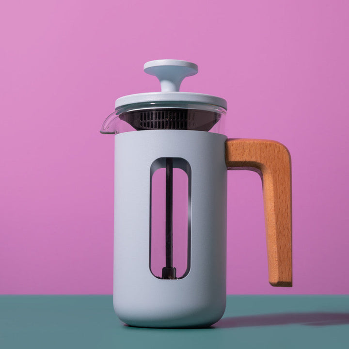 Pisa 3 Cup Cafetiere in Sky Blue