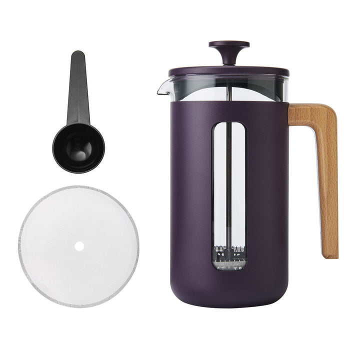 Pisa 8 Cup Cafetiere in Purple