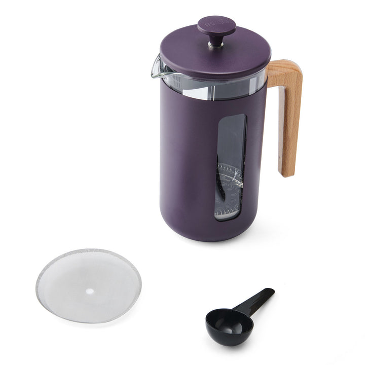 Pisa 8 Cup Cafetiere in Purple
