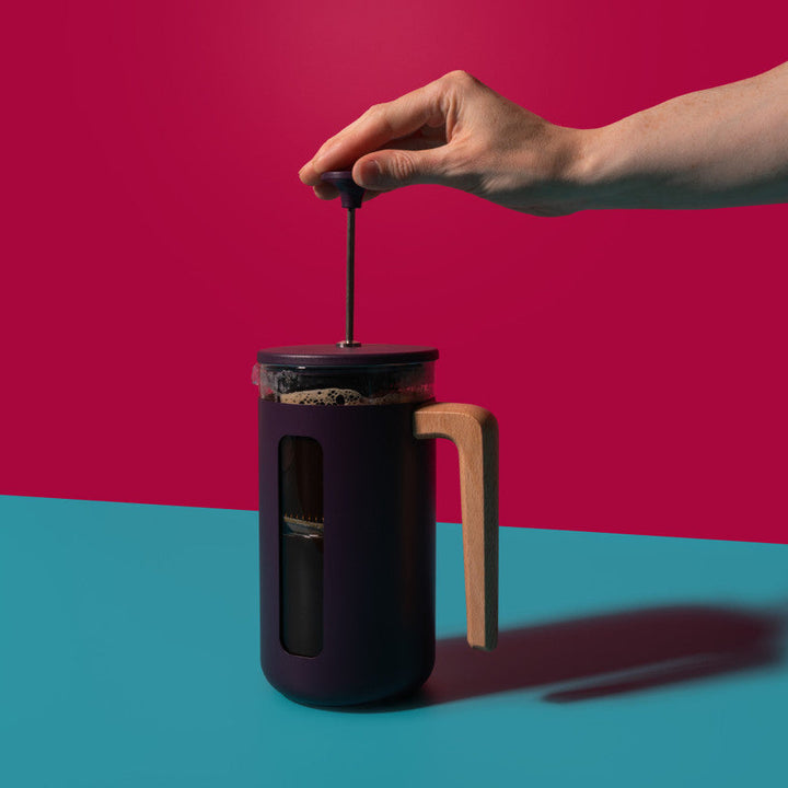 Pisa 8 Cup Cafetiere in Purple