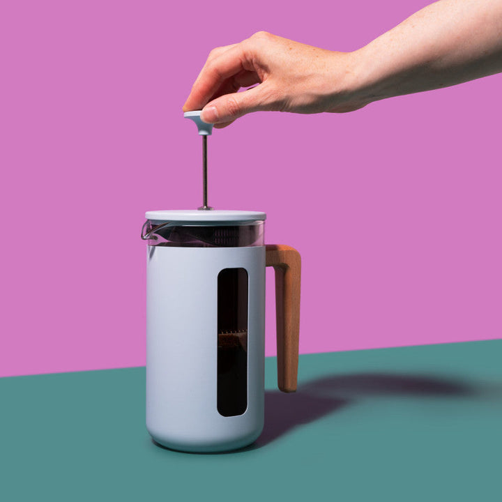 Pisa 8 Cup Cafetiere in Sky Blue