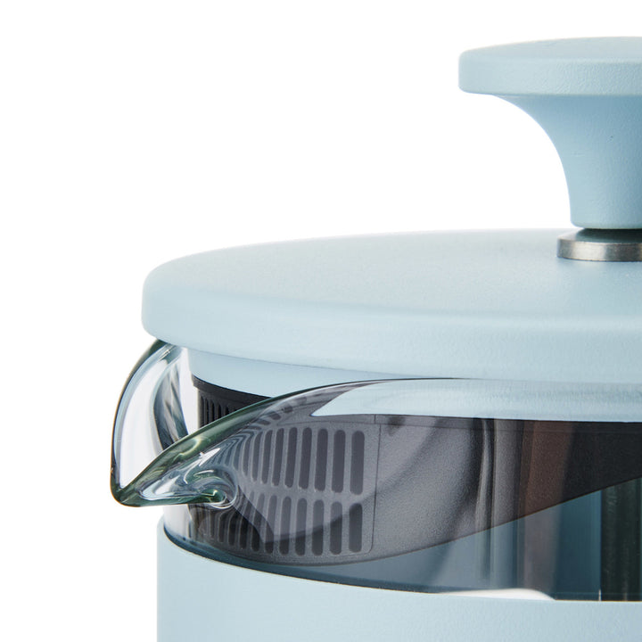 Pisa 8 Cup Cafetiere in Sky Blue
