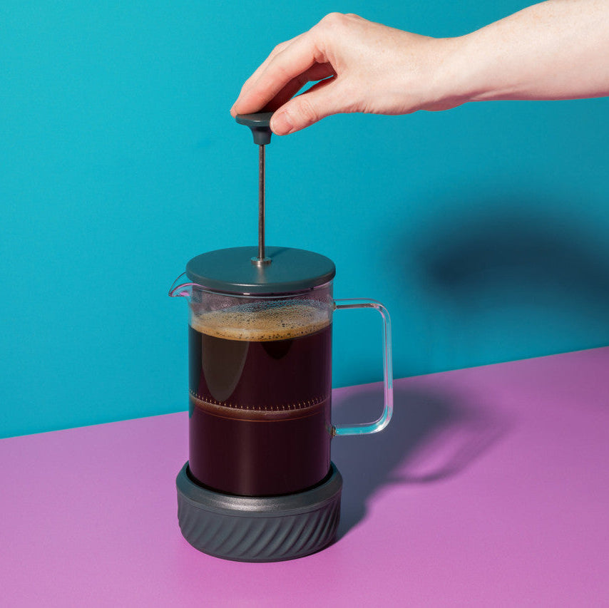 La Cafetière Zero 8 Cup in Green - No Mess French Press