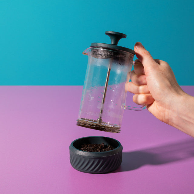 La Cafetière Zero 8 Cup in Green - No Mess French Press