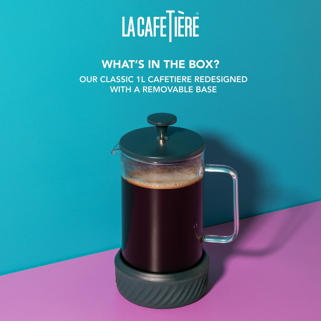 La Cafetière Zero 8 Cup in Green - No Mess French Press