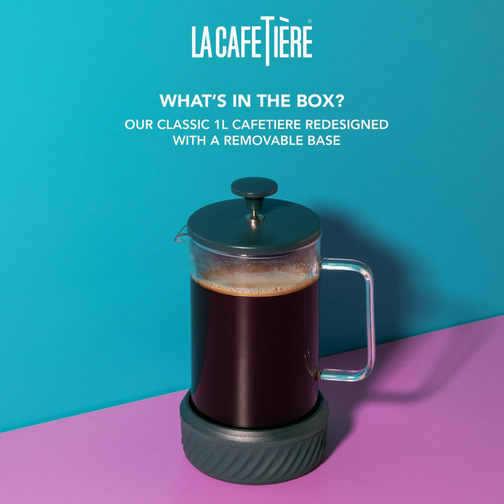 La Cafetière Zero 8 Cup in Green - No Mess French Press