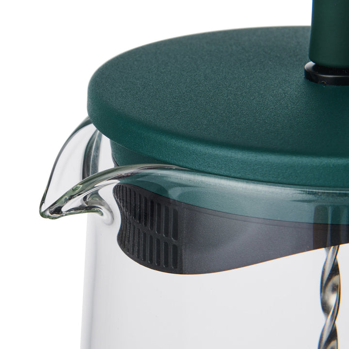 Gyro 4 Cup Glass Spinning Tea Infuser - Green