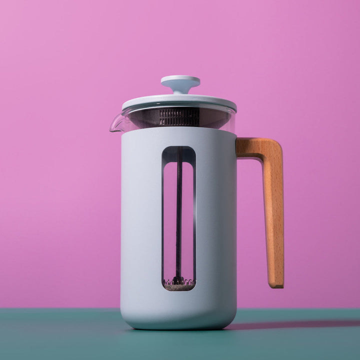 Pisa 8 Cup Cafetiere in Sky Blue