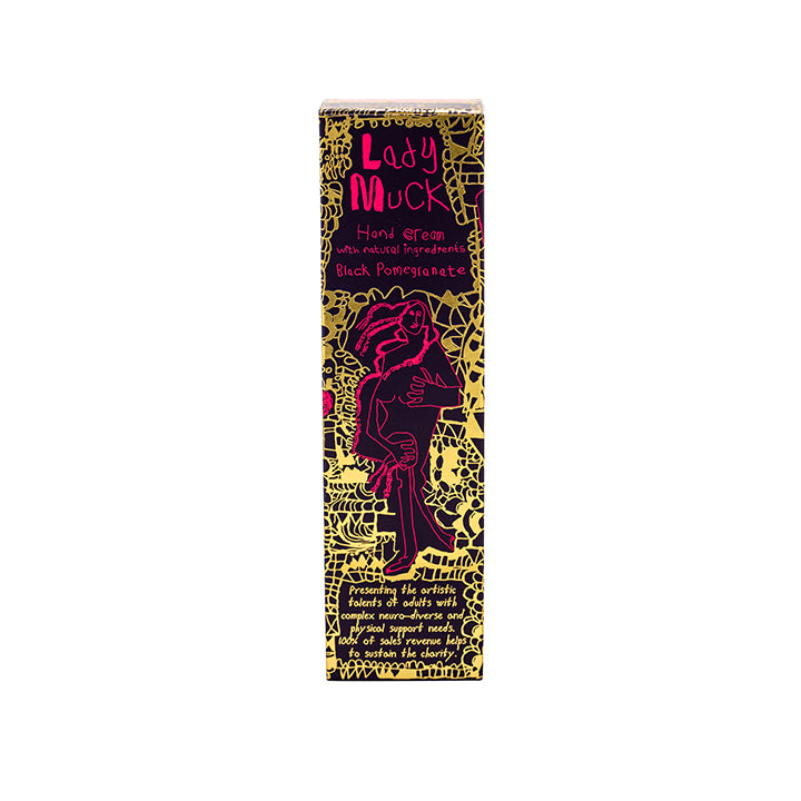 Lady Muck Design Hand Cream with Black Pomegranate