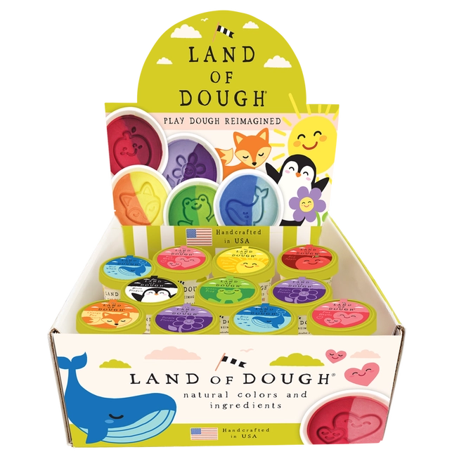Land of Dough Mini Pots - Natural Playdough