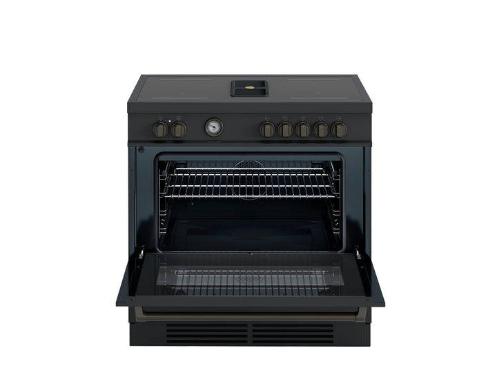 Bertazzoni Air-Tec cooker 90 cm Professional Series - induction top and integrated hood, electronic oven