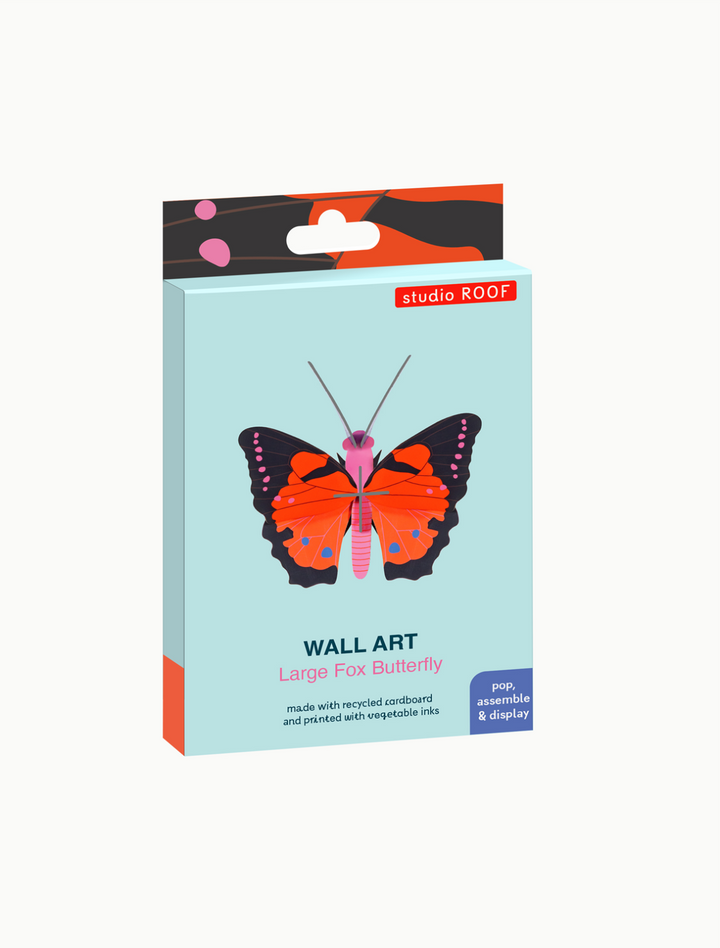 Large Fox Butterfly 3D Model Kit
